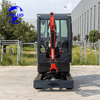 Utilizzo del giardino agricolo Nuovo escavatore micro Kubota cingolato idraulico HT18 Ton con cabina