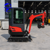 Utilizzo del giardino agricolo Nuovo escavatore micro Kubota cingolato idraulico HT18 Ton con cabina